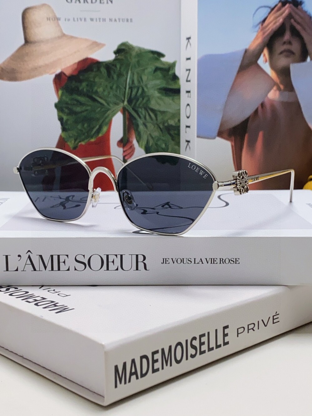Loewe Metallic Hexagonal Sunglasses